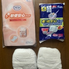 介護用❣️ 超大判サイズ63cm夜用パッド6回吸収1枚・アテント...