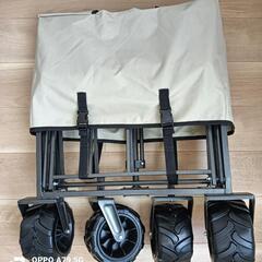 アウトドア キャリーワゴン 折りたたみ コンパクト 耐荷重100kg 4輪 キャンプの画像