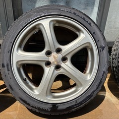 【送料無料】スバル　レガシィ　BE/BH系　純正　ホイール　7JJ×17 +55 5H PCD100 17インチ　4本の画像