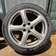 【送料無料】スバル　レガシィ　BE/BH系　純正　ホイール　7JJ×17 +55 5H PCD100 17インチ　4本の画像