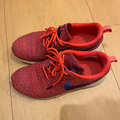 NIKE 24.0cm Roshe One Flyknit ブライトクリムゾンの画像