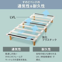 ⭐︎ダブルベッド脚付⭐︎の画像