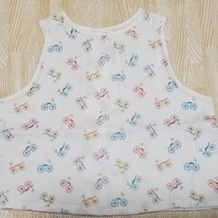 【ベビー用品】ホットマン　エプロン　ガーゼ生地　80センチ