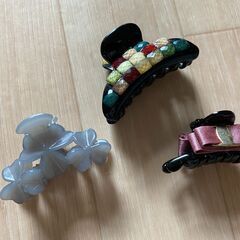【3個】美しいヘアクリップ