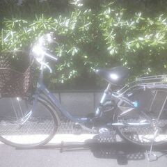 電動26インチ 税別￥31.637- 新基準パナソニックビビSS　良品3.1Ah 電動自転車　３ヶ月保証　ブルー502の画像