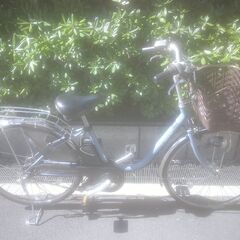 電動26インチ 税別￥31.637- 新基準パナソニックビビSS　良品3.1Ah 電動自転車　３ヶ月保証　ブルー502の画像