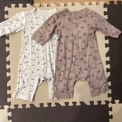 70サイズ　長袖カバーオール　2セット
