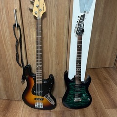 ギター、ベース、ジャンク