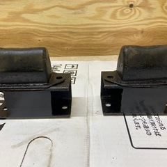 JA11純正バンプラバーと延長ブラケットの画像