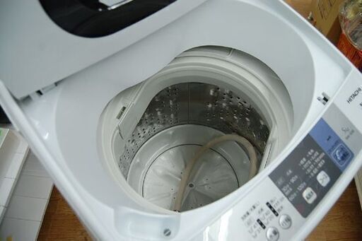 ⑤ 洗濯機 5.0kg 2018年製 日立 NW-50B ホワイト/白 HITACHI 生活家電 札幌市 清田区 平岡