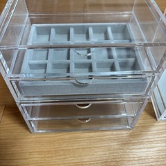 無印　重なるアクリルケース　アクセサリーケース　セットの画像