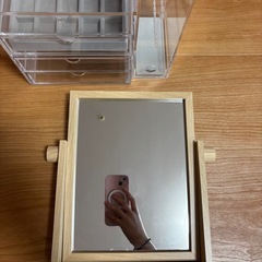 無印　重なるアクリルケース　アクセサリーケース　セットの画像