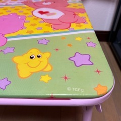 無料　ケアベア　折りたたみ机　子供用 の画像