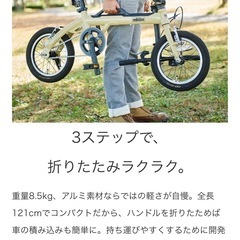 LOG OUTRUNK 折りたたみ自転車の画像