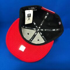【ジャングルジャングル岸和田店】NEWERA トロントラプターズ メンズ キャップ ブラック レッド ニューエラの画像