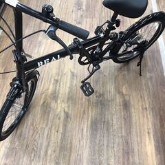 自転車　折りたたみ　変速あり　20インチ　黒　【ジャングルジャン...