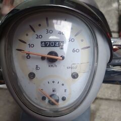 原付バイク　ホンダ　クレアスクーピー　50CC　エンジン不動車のためジャンクの画像