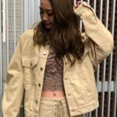 ENVYM　上下　セットアップ コーデュロイ　ジャケット　パンツ...