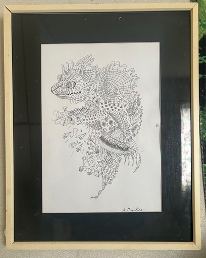 引き取り限定！自作絵画　ケント紙にGペン１発描き