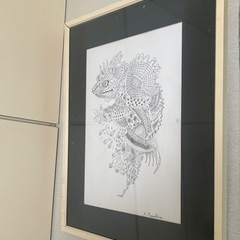 引き取り限定！自作絵画　ケント紙にGペン１発描きの画像