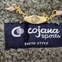 cojana sports★フリース素材のフード付きロングコート、グレー★！の画像