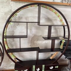 ラウンドシェルフ（円形飾り棚）180cm