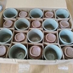 岡山市北区田中から未使用湯呑み20点