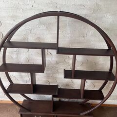 ラウンドシェルフ（円形飾り棚）120㎝の画像