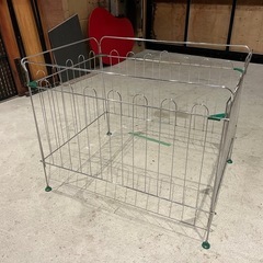 薪ストーブ　灯油ストーブ　ファイヤーガード　折り畳みの画像