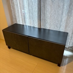 【0円】IKEA テレビ台　収納多/コード通可