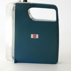 コードレス 蛍光灯 ナショナル National Fluorescent マイテイライト FI-0401 マリンブルー 昭和 レトロ ランタン 照明 作業灯 ライト 懐中電灯 蛍光管 電池式 災害 停電 地震の画像