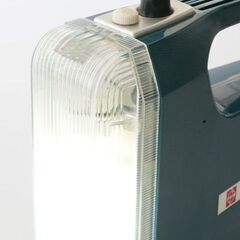 コードレス 蛍光灯 ナショナル National Fluorescent マイテイライト FI-0401 マリンブルー 昭和 レトロ ランタン 照明 作業灯 ライト 懐中電灯 蛍光管 電池式 災害 停電 地震の画像