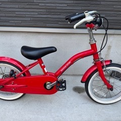 子供用自転車　14インチ　コマ付き　赤　今週限り