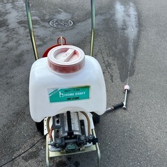 背負式高圧動力噴霧器 台車　ホース付き　エンジン式 動噴 手押式...