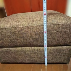 ※美品 ブラウン 【オットマン】の画像