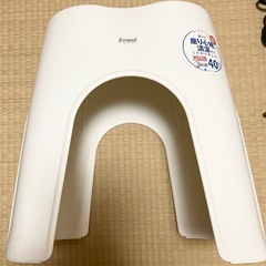 アスベル 風呂椅子 エミール 高さ40cm Ag 抗菌 ホワイト