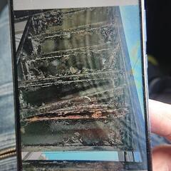 アパートの階段の錆び取りと簡易的な溶接で修繕