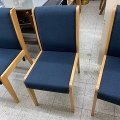 ③相合家具 椅子 青 ※2400010507847