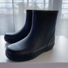 【お受験・ムーンスター】ネイビー長靴 20.0cm 