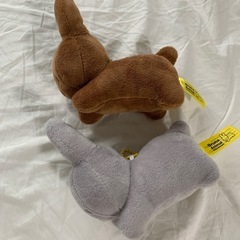 ミッフィー　二つ　キーホルダー　ぬいぐるみ　の画像
