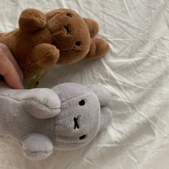 ミッフィー　二つ　キーホルダー　ぬいぐるみ　の画像