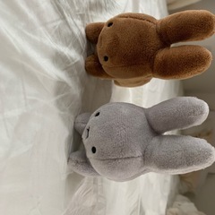 ミッフィー　二つ　キーホルダー　ぬいぐるみ　