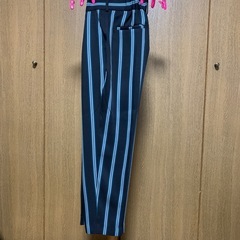JEANASIS ストライプタックパンツ　フリーの画像