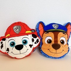 【美品】パウパトロール BIGフェイスクッション