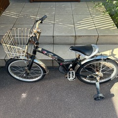 【引渡予定者決定】子供用自転車コマ付き 