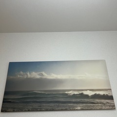 【IKEA】海の写真パネル