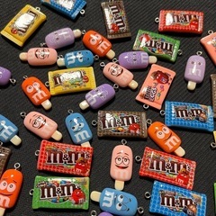 【大量】海外ハンドメイドパーツm&m's　　