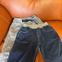 無印良品｜キッズ七分丈ボトムス 2枚セット（120cm）