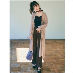 新品　今田美桜 ロングシアーシャツワンピース[k8499u] GRLの画像