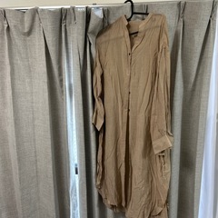 新品　今田美桜 ロングシアーシャツワンピース[k8499u] GRLの画像